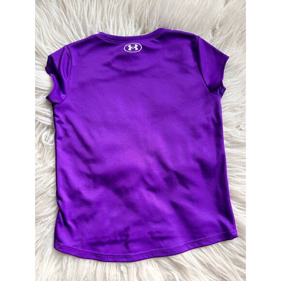 Under Armour Girls Tee & Swirl Athletic Shorts 2-Piece Active Set Multicolor 4/5 - Picture 6 of 11